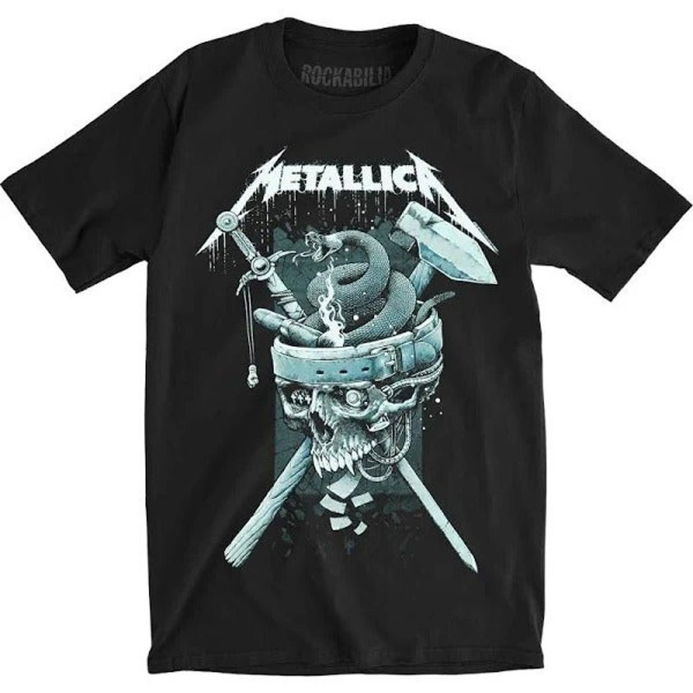 Metallica Unisex T-Shirt History White Logo